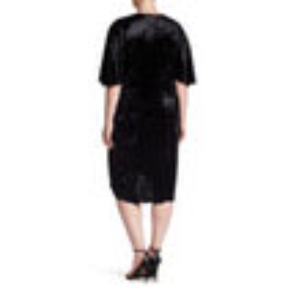 Vanity Room Crushed Velvet Dolman Dress (Plus Size - Picture 2 of 2